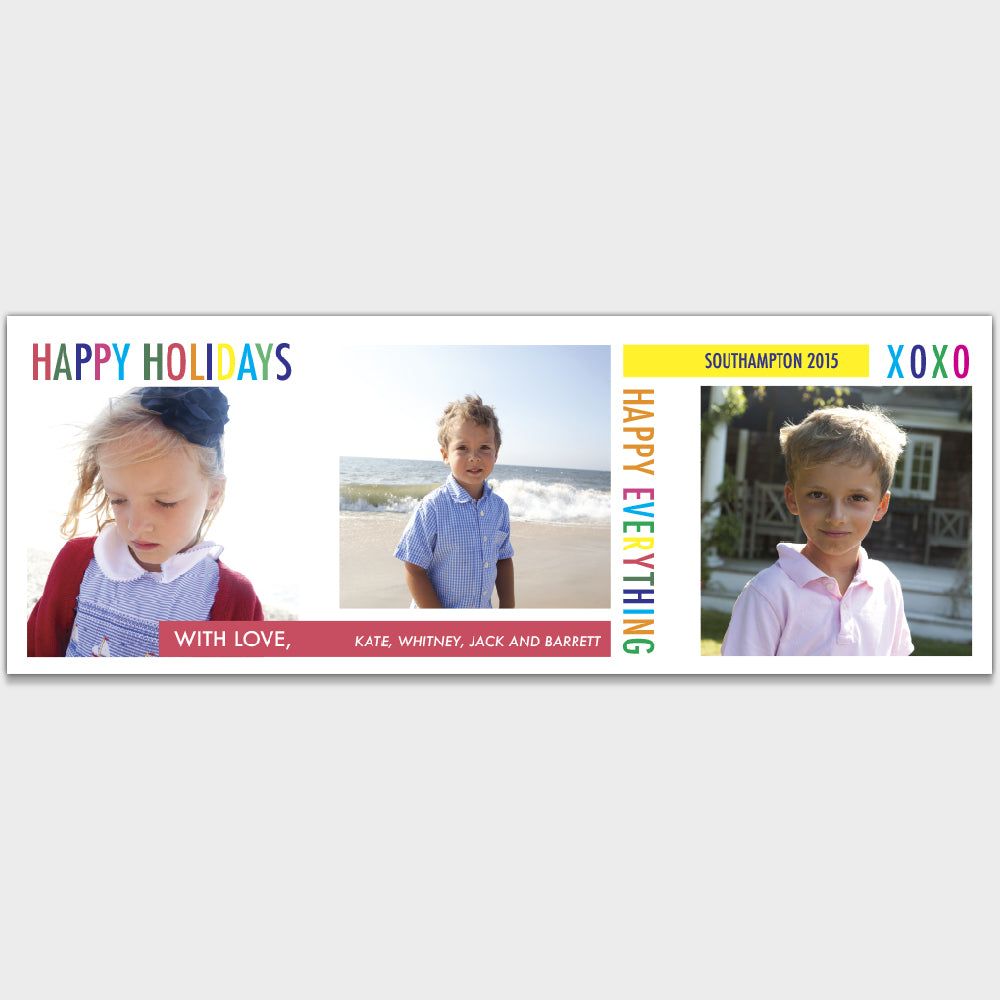 Trifold Holiday Card