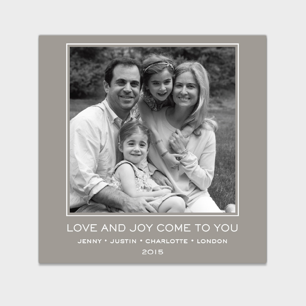 Love Joy Holiday Card