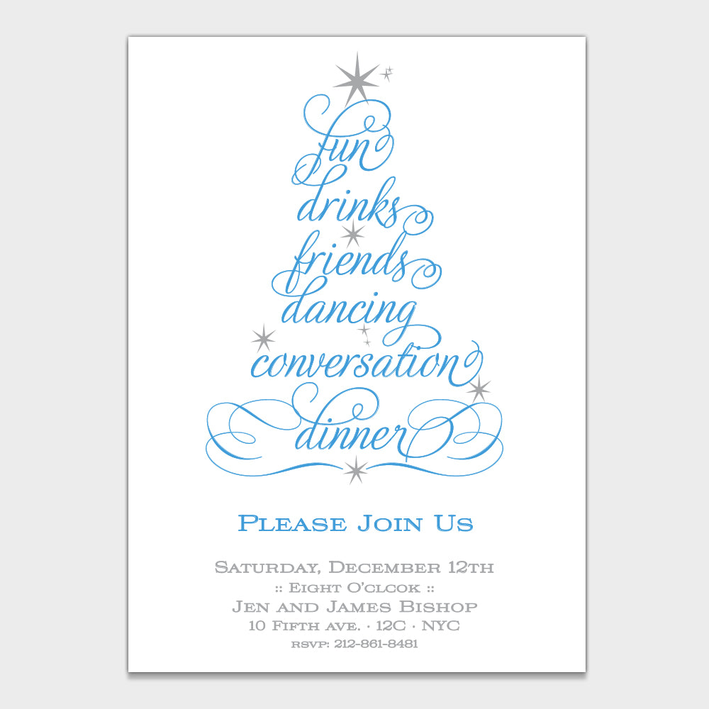 Calligraphy Tree Invitation