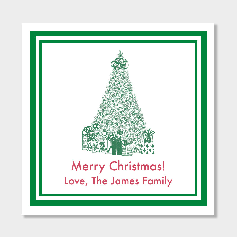 Christmas Tree Holiday Stickers
