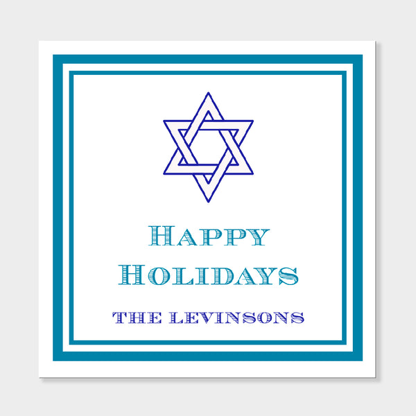 Star Of David Gift Stickers