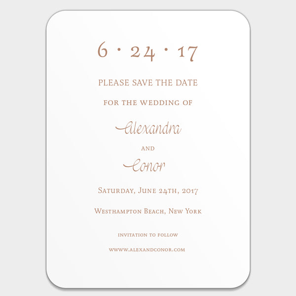 Alex & Conor Save the Date