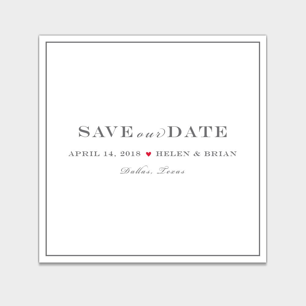 Helen & Brian Save the Date