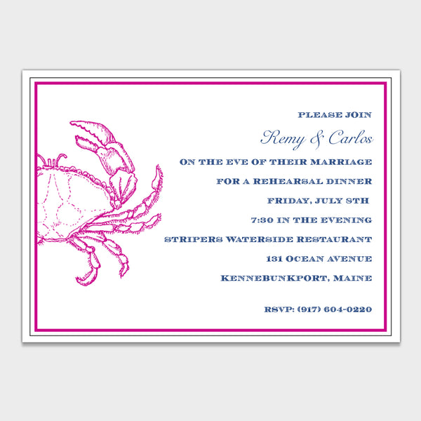 Remy & Carlos Dinner Invitation