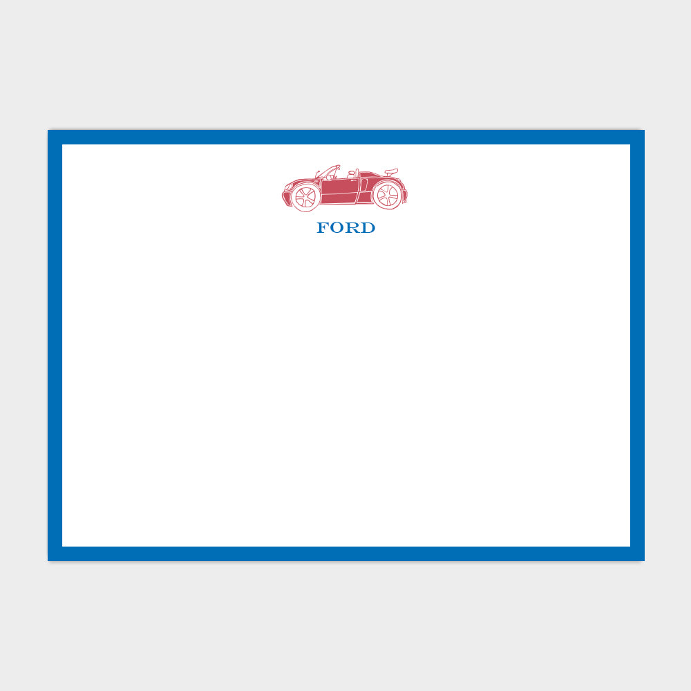 Vintage Car Stationery