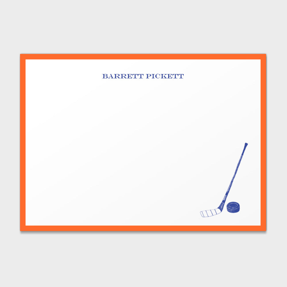 Barrett Hockey Stationery