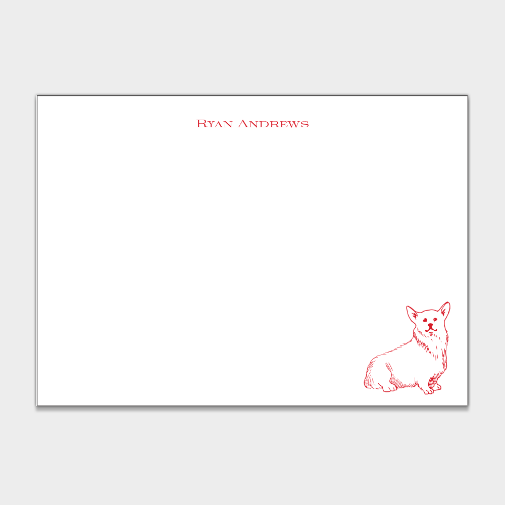 Corgi Stationery