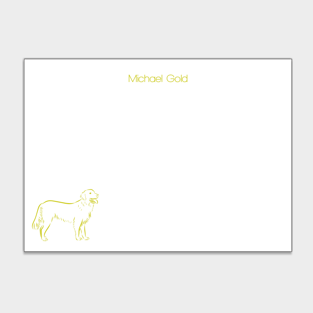 Golden Retriever Stationery