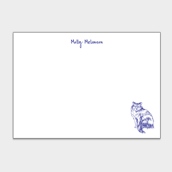 British Longhair Cat Stationery