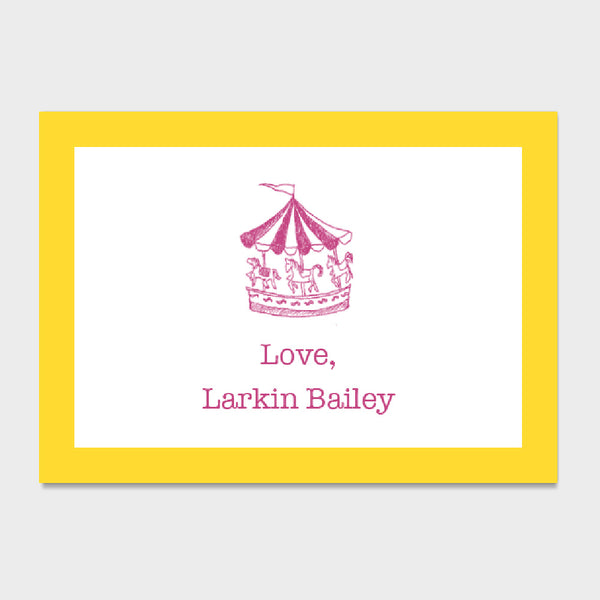 Carousel Enclosure Card