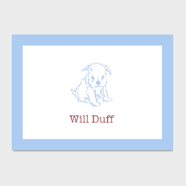 Duff Pup Enclosure Card
