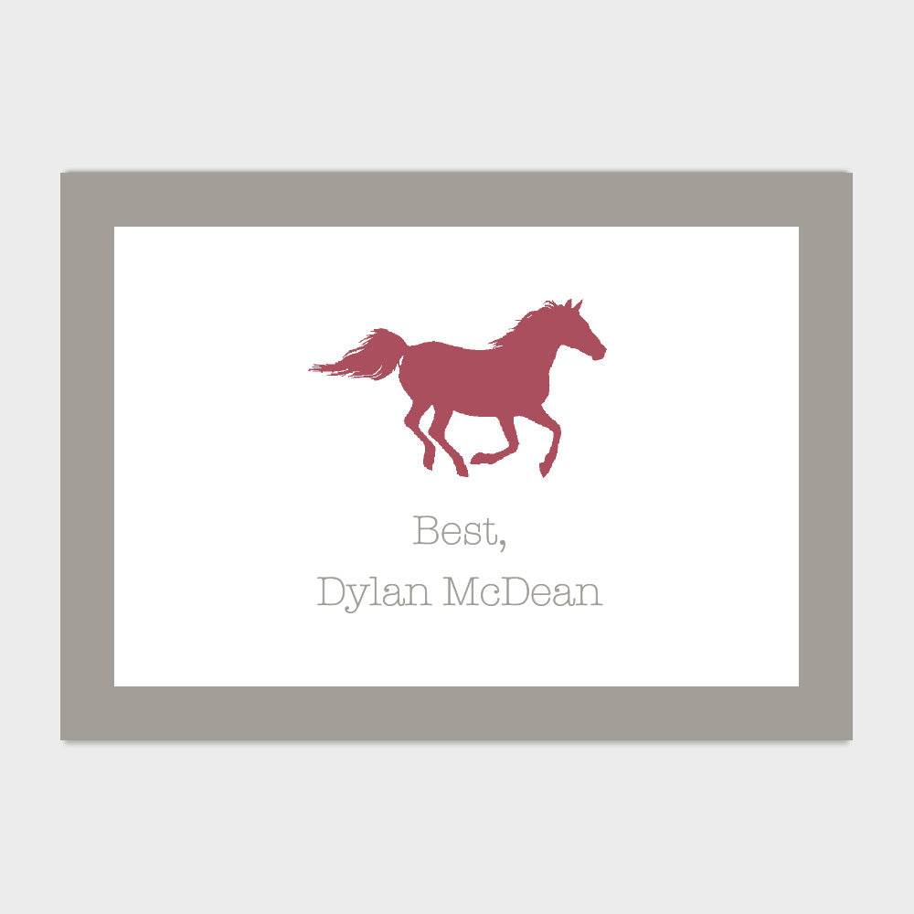 Horse Enclosure Card