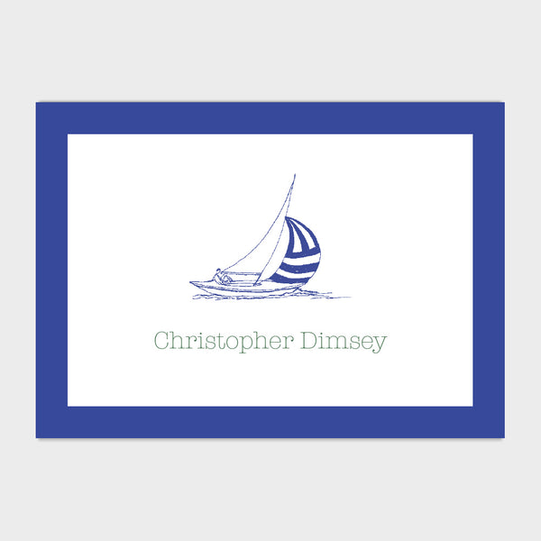 Sailboat Enclosure Card