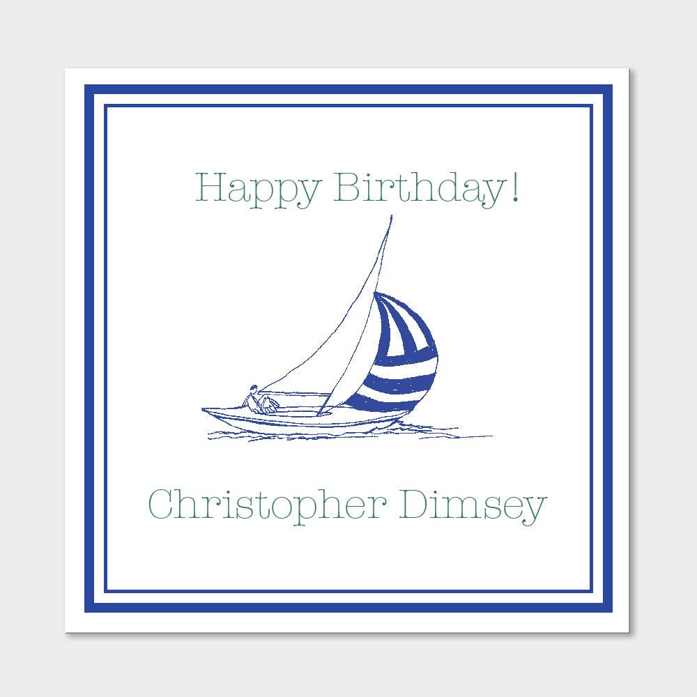 Sailboat Gift Stickers