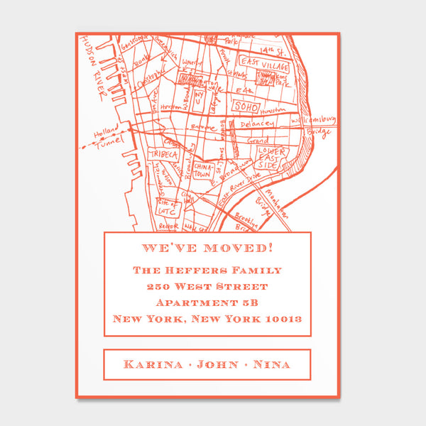 Downtown NYC Moving Card