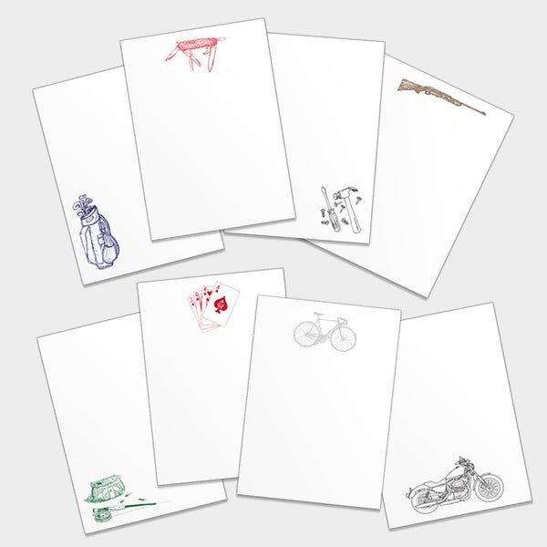 Manly Box Note Cards