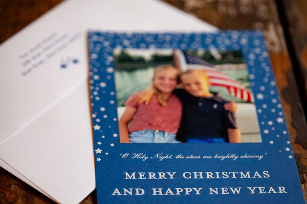 Starry Night Christmas Card