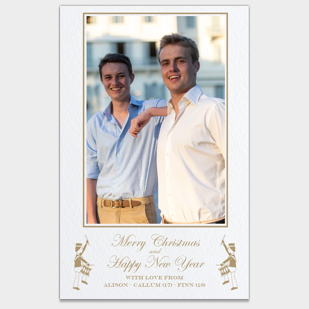 Drummer Boy Christmas Card