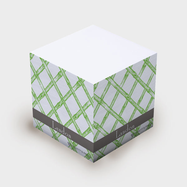 Green Bamboo Sticky Notes