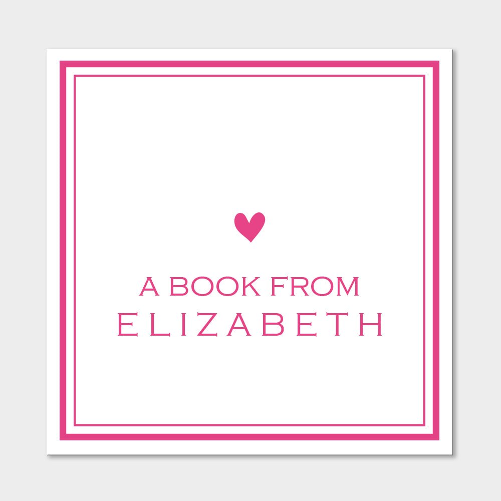 Heart Book Plates