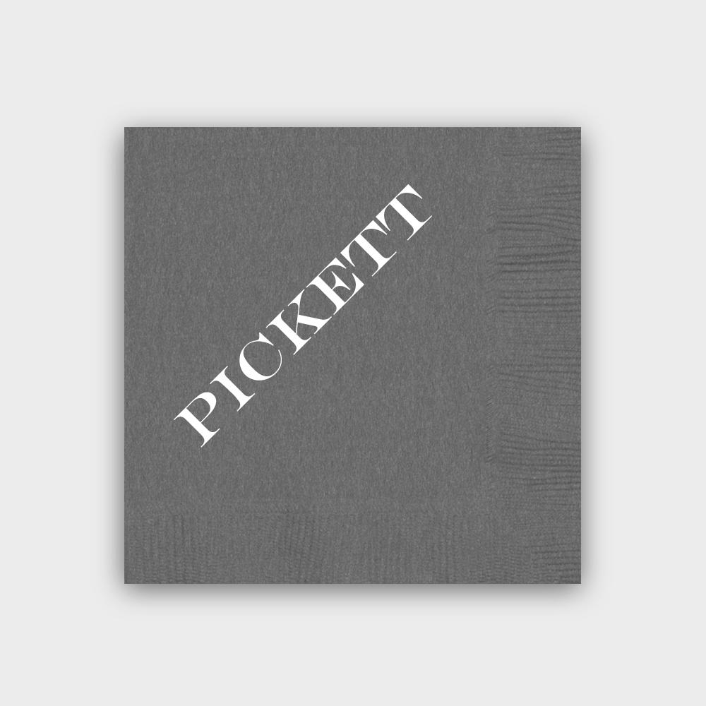 Pickett Gray Cocktail Napkins