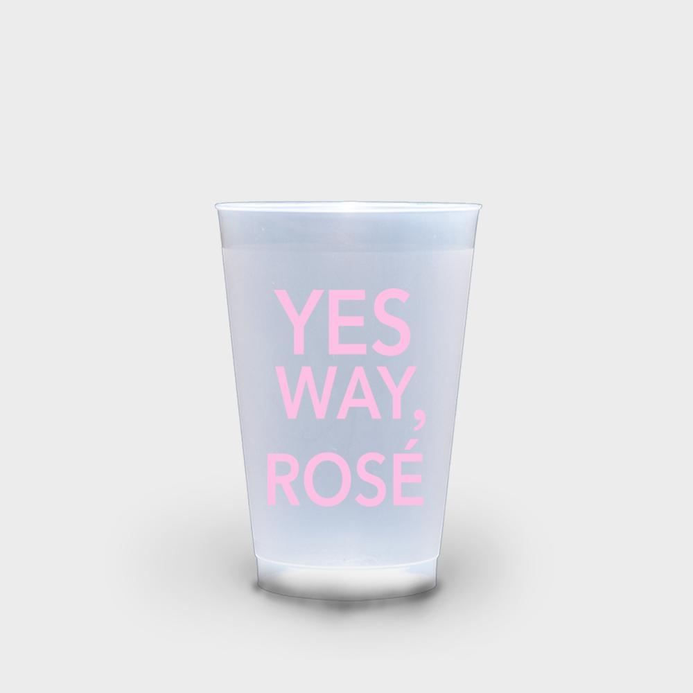 Yes Way, Rosé Roadie Cups 16 oz