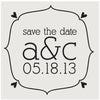 Save The Date Heart Stamp