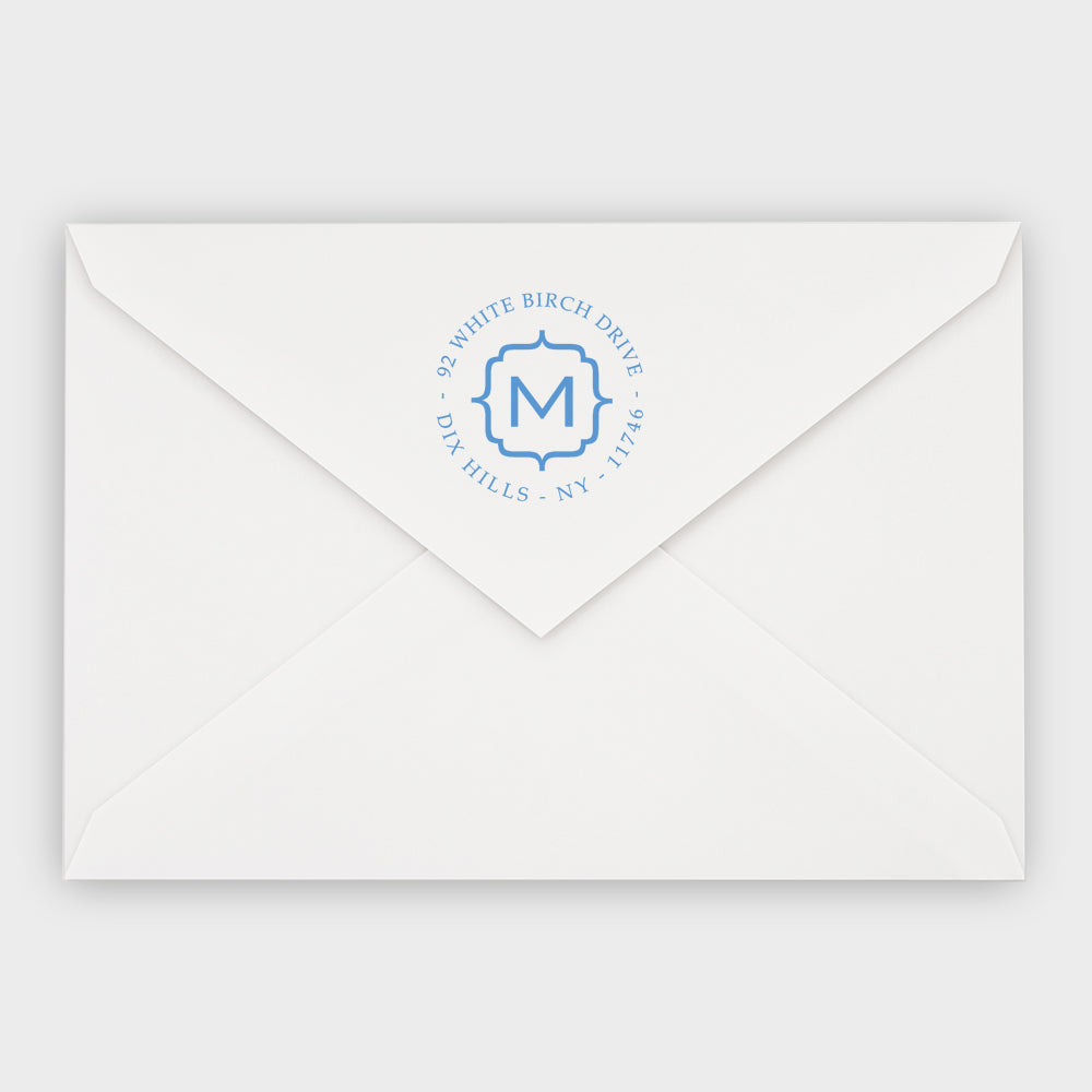 The White Birch Round Stamp