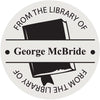 McBride Library Round Stamp