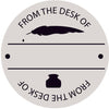 Fill-In Desk Round Stamp