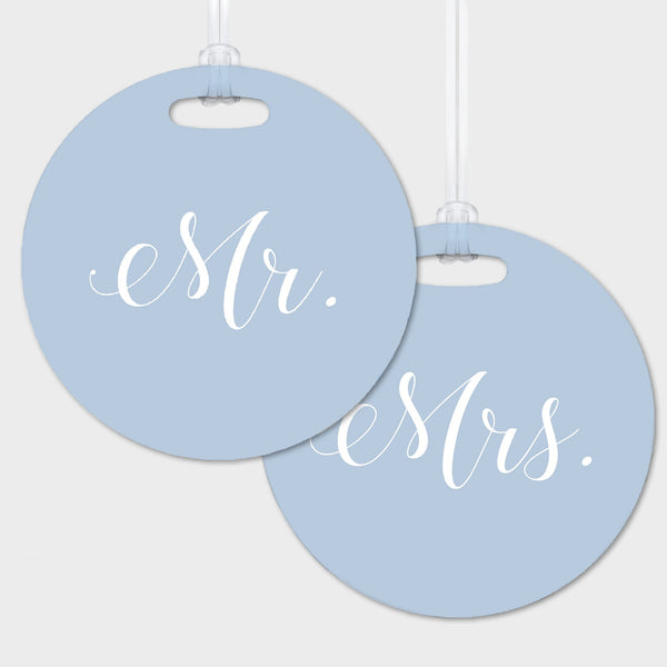 Mr. and Mrs. Luggage Tag Set