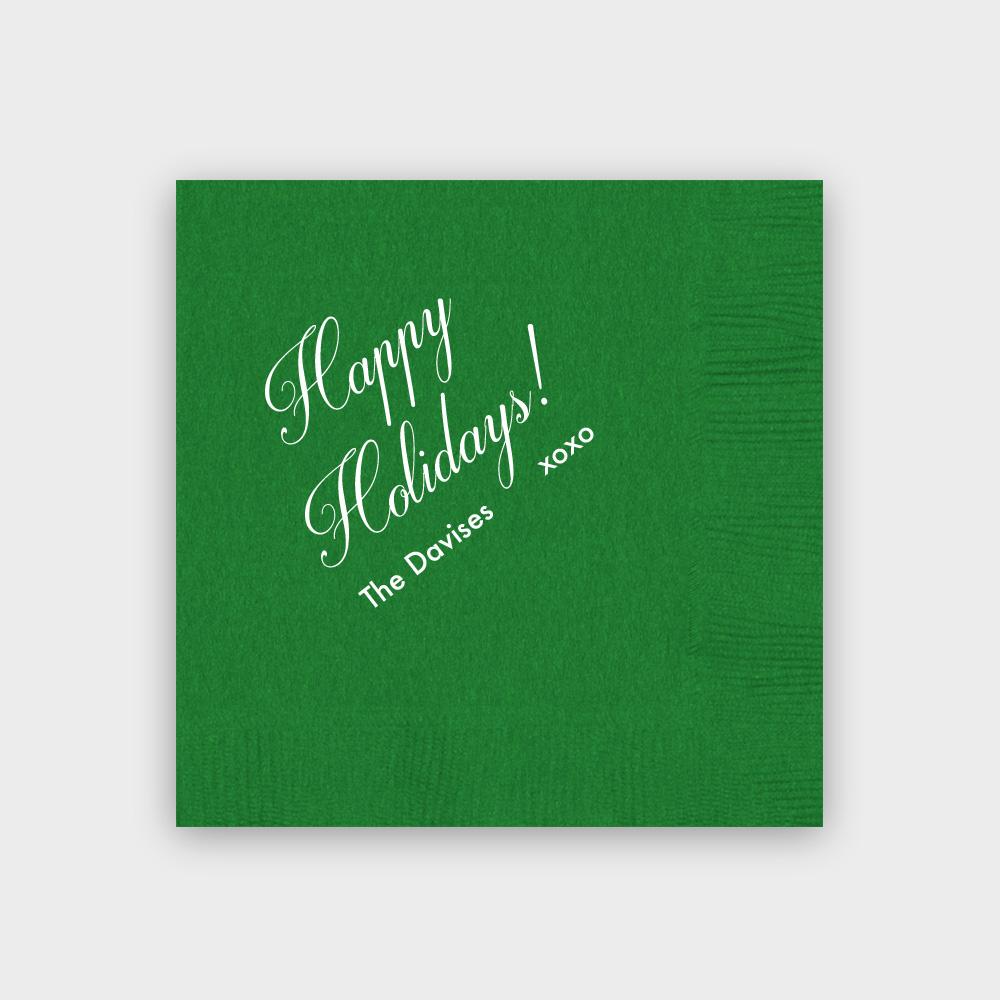 Happy Holiday! Napkins