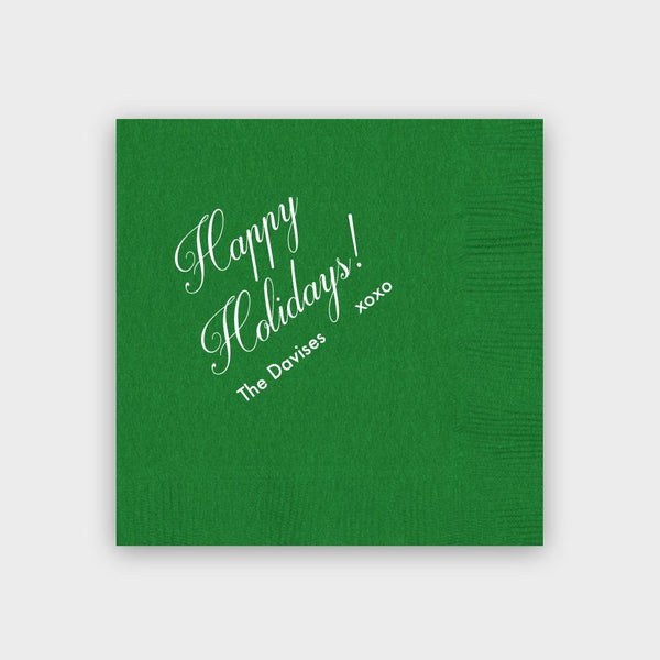 Happy Holiday! Napkins