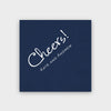 Navy Custom Cocktail Napkins
