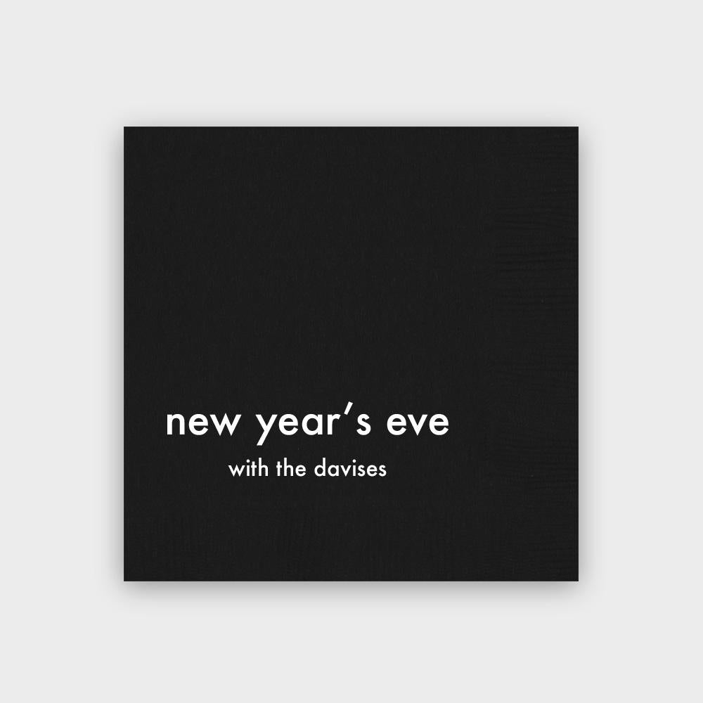 New Year's Eve Napkins