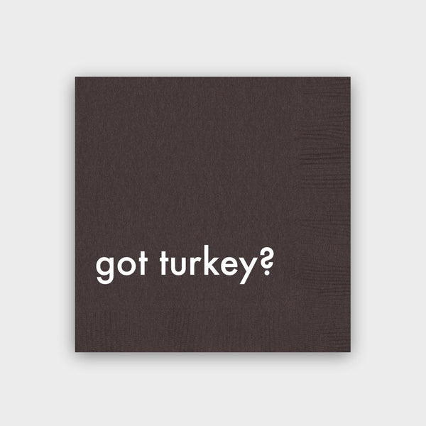 Got Turkey Holiday Napkins