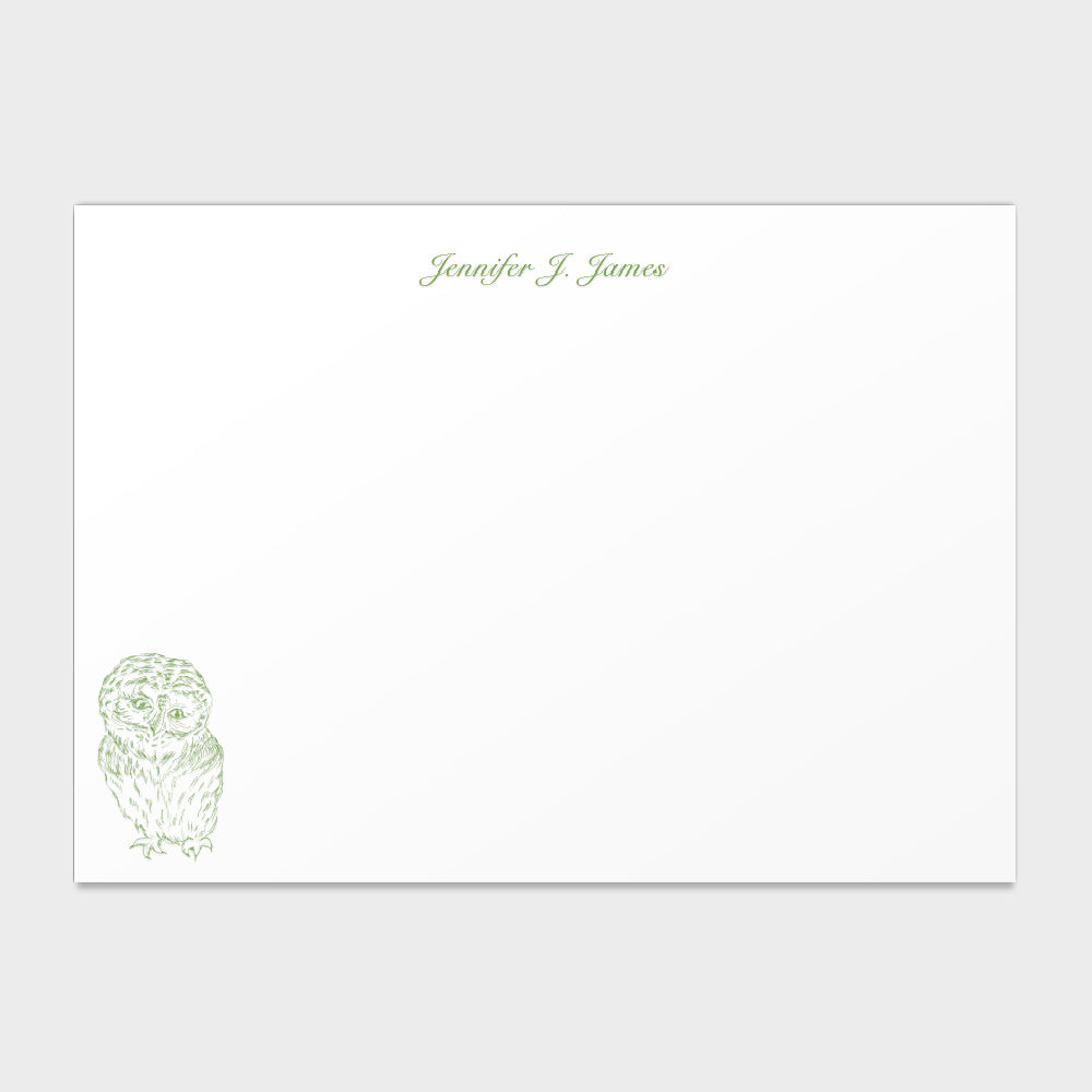 Owl Note Card