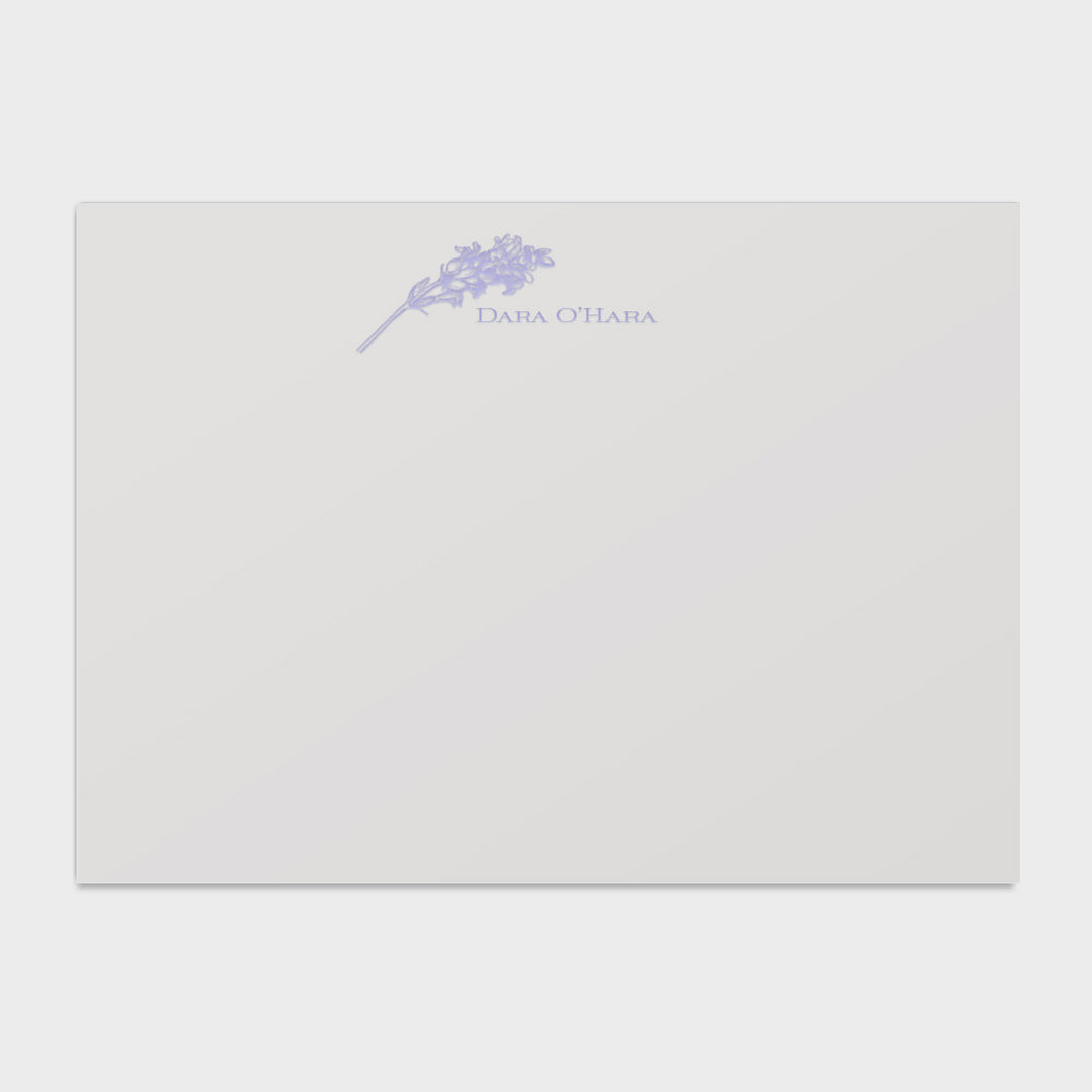 Lavender Stationery