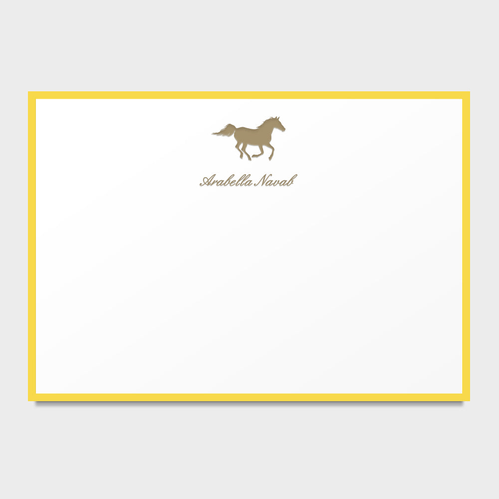 Horse Social Stationery