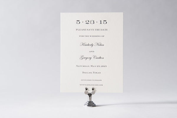 Kim & Greg Save the Date