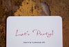 Let’s Party Invitation