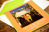 Tangerine & Green Holiday Card
