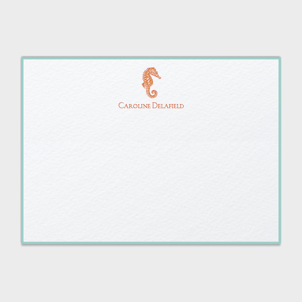 Carrie Seahorse Note Card