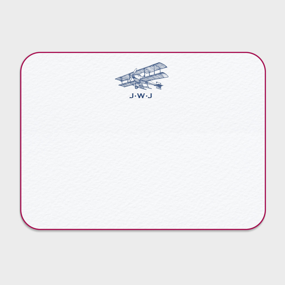 Vintage Plane Stationery