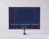 Live Laugh Love Holiday Card