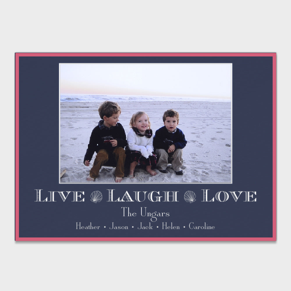 Live Laugh Love Holiday Card
