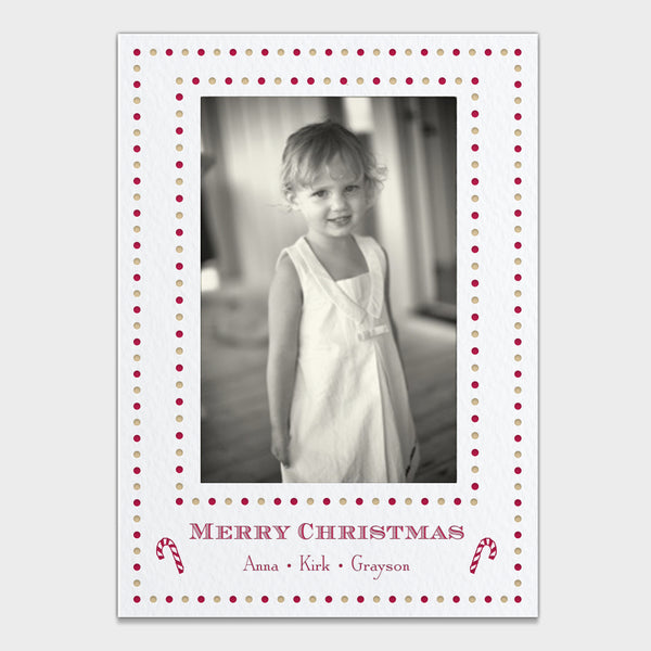 Holiday Dots Christmas Card