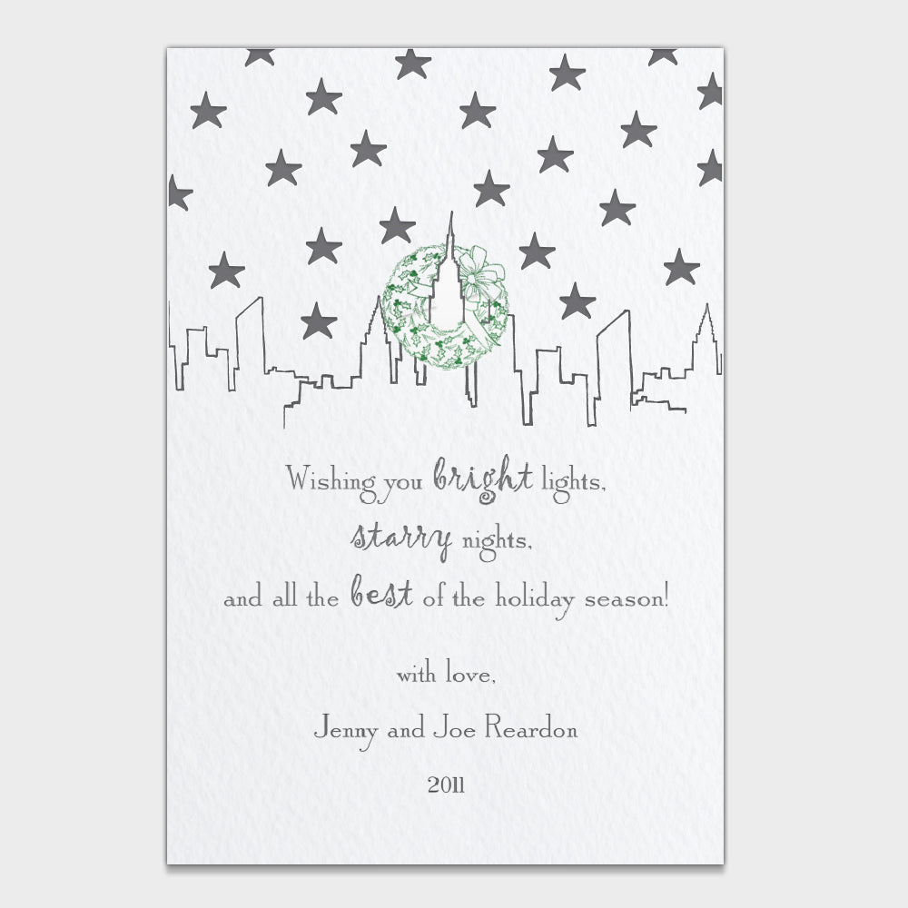 Bright Lights Holiday Card
