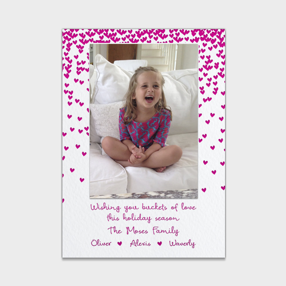 Buckets Of Love Holiday Card