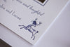 Navy Reindeer Holiday Card